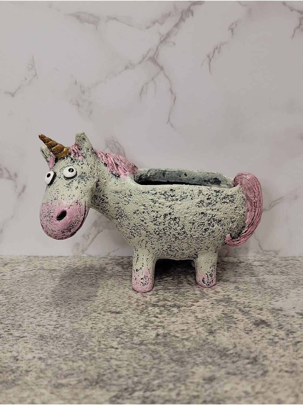 Percival the Unicorn Planter Pot - Picture 3 of 12